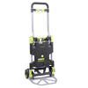 2-in-1 Hand Sack Truck Trolley, Folding Platform Cart Dolly, 120kg Load Capacity