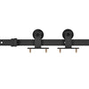 Sliding Door with Hardware Set 80x210 Solid Wood Pine I0R7