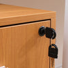 3/5 Drawer Mobile Filing Cabinets Printer Stand Pedestal Lockable Office Cabinet