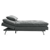 Luxury Upholstered 3 Seater Convertible Sofa Bed Recliner Sleeper Chaise Lounger