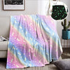 Glow In The Dark Unicorn Blanket For Girls,Luminous Unicorns Blanket Soft Fuzzy