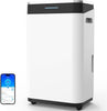 Smart Dehumidifier With Wheels; 20L/Day, 50m² Multi-Room Coverage, Home & Office