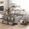 3-Tier Multipurpose Display Rack Industrial Bookshelf Home Storage Shelving Unit