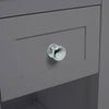 Small Side Table Slim Narrow Wooden Night Stand Bedside Drawer Storage Cabinet