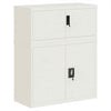 File Cabinet White 90x40x110 Steel P1G8
