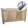 Adjustable Radiator Cover Unfinished MDF Trellised Grill Modern Traditional