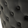 High Back Tufted Velvet Dining Chair Buttons Studded Side Chairs Restaurant Cafe