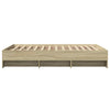 Sonoma Oak Bed Frame 120 x 200 in Multilayer T4T0