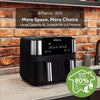 Ultenic K20 Dual Air Fryer, 6-in-1 Health Air Fryers with 2 Independent Frying