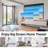 4K Projector 25000LMS 1080P 3D 5G WiFi Bluetooth Video Home Theater 250" Display