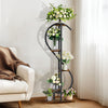 5-Tier Plant Stand S-Shaped Corner Plant Stand Outdoor Planter Display Shelving