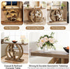 108cm Console Table, 4-Tier Farmhouse Wooden Sofa Table Narrow Entryway Table