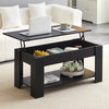 Wood Lift Top Storage Shelf Coffee Table Living Room Furniture 100*50*55 cm