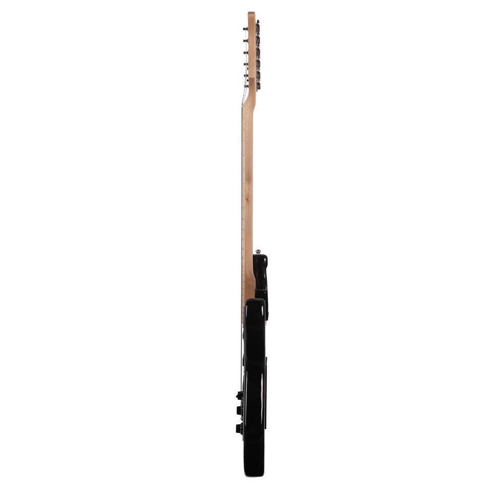 Glarry 39" GST 6 String Electric Guitar with Pickguard +Bag Strap Kit Right Hand