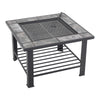Outdoor Firepit Fire Bowl BBQ Grill Garden Table Stove Patio Barbecue Brazier