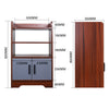 Modern Storage Cabinet Buffet Sideboard Kitchen Cupboard w/Doors &Open Shelf