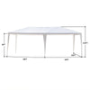 6x3M Garden Large Gazebo Canopy Waterproof Outdoor Party Tent Marquee w/Walls UK