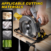 Circular Saw 1400W 185mm Laser Guide Adjustable Depth Wood Metal Tile Plastic