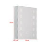 LED Dimmable Bathroom Mirror Cabinet w/ Clock Shaver Socket Single Door 500x700