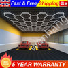 28x Hexagon LED Lighting Car Detail Home Garage Workshop Retail Without Border#