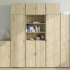Storage Cabinet Sonoma Oak 70x42.5x225 Engineered Wood V5D7