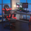 Gaming Leather Computer Chair Swivel Office Chair Recliner Leather Desk Chairs