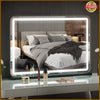 80X55CM LED Vanity Mirror Light Dressing Table Hollywood Make Up Mirror W/ USB