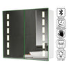 LED Bathroom Mirror Cabinet With Shaver Socket Storage/Anti Fog/Sensor Switch UK