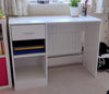 100cm Modern Computer Desk Study Writing Table PC Laptop Desk with Drawer Shelf