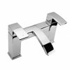 Modern SQUARE WATERFALL CHROME BATHROOM TAP SET - BASIN MONO & BATH FILLER MIXER