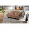 Square Coffee Table Chesterfield Upholstered Footstool Pouffe Foot Stool Seat