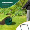 76L Metal Mesh Roller Compost Spreader Peat Moss Spreader Top Soil Seed Spreader