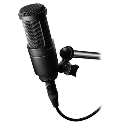 Audio Technica AT-2020 Cardioid Condenser Microphone for Studio - AT2020 XLR