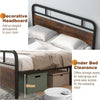 Double Bed Frame w/ Headboard & Footboard Heavy-duty Metal Platform Bed Frame