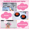 Large Kitchen Playset for Boys Girls Pretend Play Chef Toys Set Pink