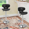 Adjustable Swivel Barstool Set of 2 Counter Stool Pub Bar Chair Ergonomic Seat