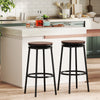 Set of 2 360° Swivel Bar Stools Height Adjustable Kitchen Stools 74/61cm