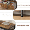 Industrial TV Stand Cabinet 160cm with 2 Storage Cabinet for Living Room