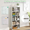 5-tier Bookshelf Bookcase Home Organizer Display Shelf w/ 10 Compartments