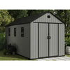 Gabled Plastic tools Shed 8x16FT Outdoor Garden Storage with Foundation Lock UK