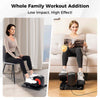 Portable Seated Leg Exerciser Under Desk Elliptical Machine Seniors-Red