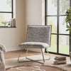 Retro Mid Century Style Armchair Accent Chair High Back NO Arm Lounge Lazy Sofa