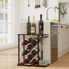 Countertop Wine Rack Wooden Wine Stand Home Kitchen Wine Holder