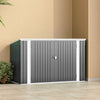 Lockable Metal Garden Wheelie Bin Storage Cabinet Bicycle Bike Shed Storage Tool
