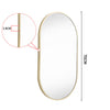 Modern Mirror Wall Mount Bathroom Bedroom Hallway Vanity Mirror Multi Size Shape