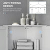 Bathroom Vanity Cabinet Unit Corner Toiletries Towels Storage Shelf Cupboard
