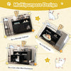 Cat Litter Box Enclosure Hidden Cat Washroom-Coffee SVE10236DKPV