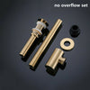 Brass Basin Bottle Tube Waste Water Drain Plumbing P-Trap Drain Brushed Gold UK