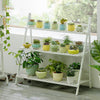 3 Tier Flower Plant Pot Stand Folding Display Ladder Shelf Garden Storage Rack