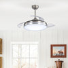 42" Modern LED Ceiling Fan with Lighting LED Light Adjustable Wind Speed Remote